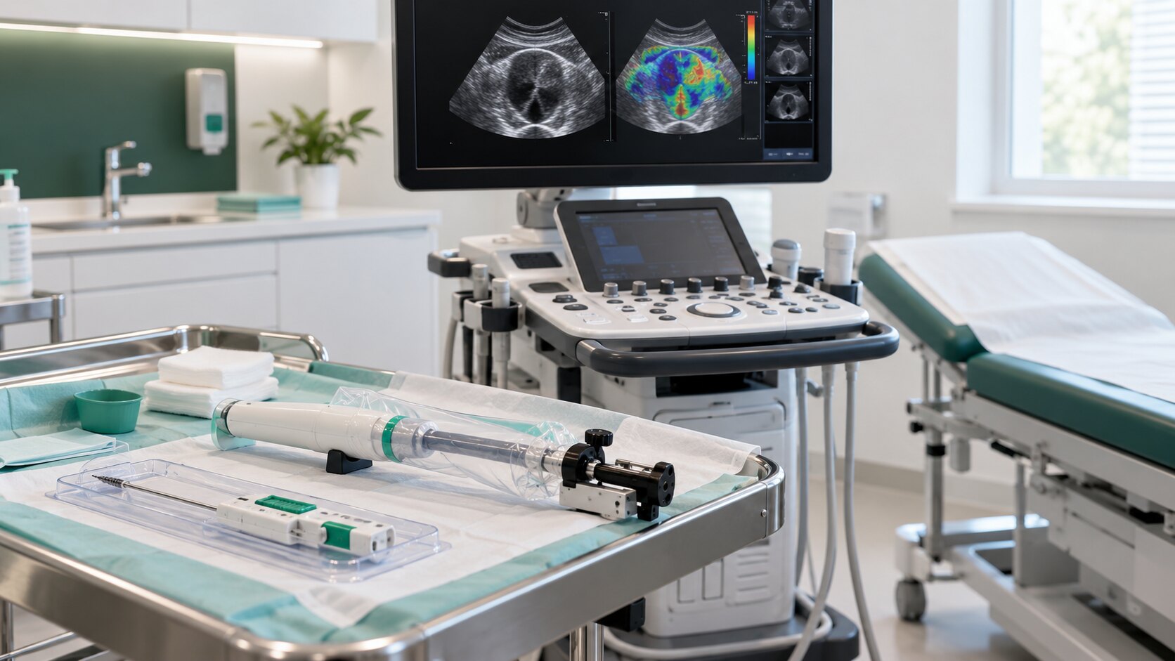 Ultraschallgesteuerte Prostatabiopsie mit Elastographie
